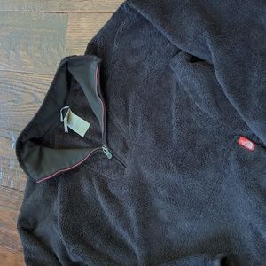 THE NORTH FACE I Black Mossbud Fleece 1/4 Zip Pullover Jacket Top, S